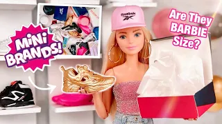 Are Mini Brands SNEAKERS Barbie Doll Size? ZURU 5 Surprise - Shoes & Hats