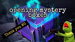 Opening mystery boxes|Wot Blitz|