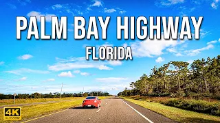 Highway To Palm Bay [4K] | Osceola County Scenic Drive | Florida