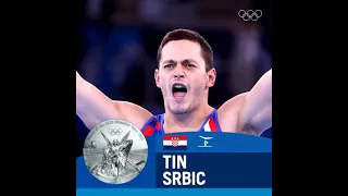 Congrats on the silver in men's horizontal bar, Tin Srbic! Croatia