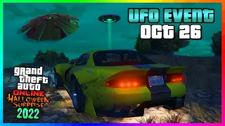 UFO Locations TODAY October 26 GTA Online