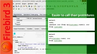 Introduction to Firebird 3.0 stored functions