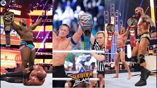 WWE Summerslam 15 August 2021 Highlights, Roman vs John Winner, RKBro Champ, Big E Cash-In, Bobby