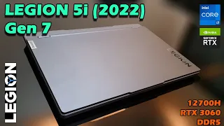 Lenovo Legion 5i Gen 7 2022(not pro) Review