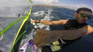 Windsurfing at Schoinias Greece