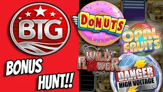 BONUS HUNT: BIG TIME GAMING SLOTS - £800 @ £1 Stakes: 9 Bonuses I Opal Fruits, Danger & more...