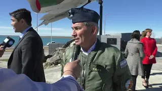 Jefe de Estado Mayor de la Fuerza Aérea Argentina, Brigadier Gral Xavier Julián Isaac.