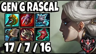 Camille vs Renekton TOP [ Gen G Rascal ] Lol Korea Grandmaster 11.17 ✅