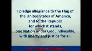 U.S. Pledge of Allegiance - Hear and Read the Full Text