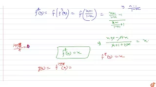 If `f(x)=(x-1)/(x+1),f^2(x)=f(f(x)),........,f^(k+1) (x)=f(f^k(x)),k=1,2,3,...g(x)=f^1998(x)`,