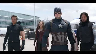 Civil War : Flughafen | Kampf Szene | Spider Man vs  Cap | Deutsch | HD720p |