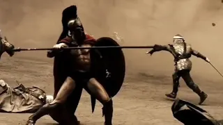 300 (2006) - First battle scene (2/3) / &MOVIECLIPS