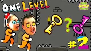 HOW to ESCAPE FROM PRISON STICKMAN in the game One LEVEL 2 ! THERE'S NO WAY OUT!