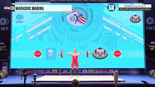 Marina Marković (55 kg) Clean & Jerk 80 kg - 2019 World Weightlifting Championships