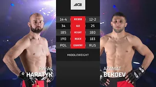 ACA 128: Рафал Харатык vs. Азамат Бекоев | Rafal Haratyk vs. Azamat Bekoev