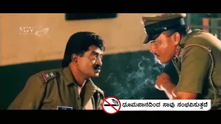 Shivarajkumar Scold Angry On  Police for Brother Case | Best Scene of Shivanna | Kannada Movies