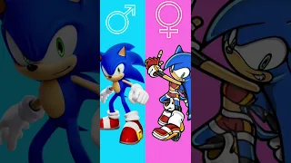 Sonic the Hedgehog characters as Females
