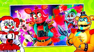 REACT to FNAF Animations with Glamrock Freddy and Circus Baby