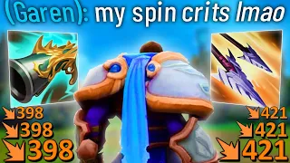 NEW CRIT GAREN IS LUDICROUS (TECHNICALLY A BUFF)