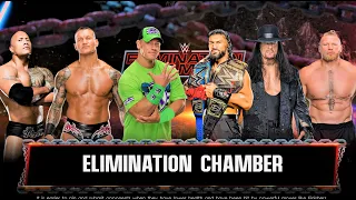 6-Man Elimination Chamber Match Full Gameplay #15 | WWE 2K22 | 4K