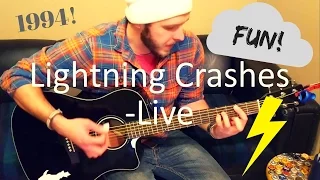 Lightning Crashes - Live (Intermediate) Guitar Lesson