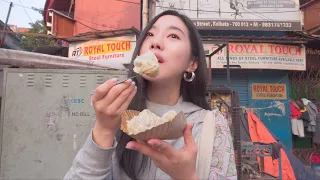 Korean explore Indo Chinese Street Food in Kolkata India