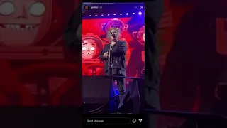 Gorillaz- Instagram stories (o2 live)