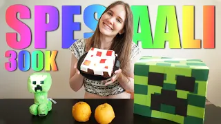 Mulle Kokattiin MINECRAFT RUOKAA... Arvostelen Ne (300K SPESIAALI)