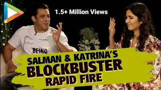 LAUGH RIOT: Salman Khan-Katrina Kaif’s MOST HILARIOUS Rapid Fire | SRK | Aamir | Bharat