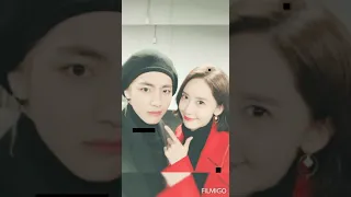 SNSD Yoona and BTS Taehyung  best friendship