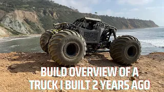 Build overview of a custom Losi lmt truck I build 2 years ago