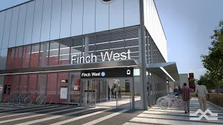 Take a virtual ride of the new Finch West LRT.