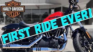 First ride ever!  2020 Harley Davidson Sportster 48, 1200.