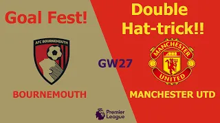 GW27 Bournemouth vs Manchester United | MU Career Mode | Lack Intensity