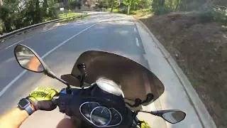 SCOOTER RIDING AT IT'S FINEST! POV RIDE PIAGGIO MEDLEY 125