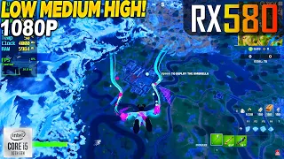 Fortnite Chapter 5 Season 2 RX 580 - 1080p Low, Medium, High,