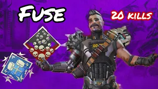 Apex Legends) Go! You're Yourself Fuse 20 Kills & 4000 Damage  کێڵم 😱کرد۲۰