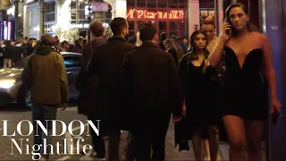 London Nightlife | Saturday Midnight Walk in Central London [4K HDR]