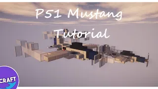 [1:1 Scale] P51 Mustang Tutorial | Minecraft