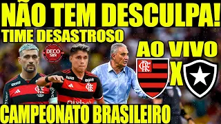 POS JOGO FLAMENGO X BOTAFOGO AO VIVO! ANALISE TÁTICA E DEBATE! CAMPEONATO BRASILEIRO 2024!