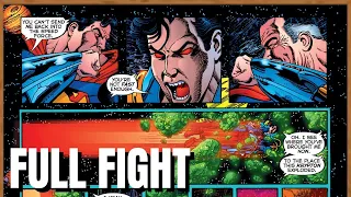 Golden Age Superman And Post Crisis Superman Vs Superboy Prime FINAL BATTLE Full Comic Fight