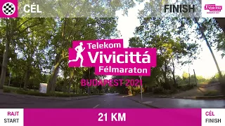 36. Telekom Vivicittá Félmaraton 2021 útvonalfilm