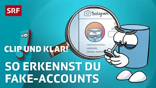 Clip und klar! – Was ist ein Fake-Profil? | Kindervideos | SRF Kids