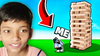 ROBLOX WORLD'S BIGGEST JENGA CHALLENGE