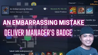 MIR4 DELIVER MANAGER'S BADGE | AN EMBARRASING MISTAKE | REQUEST MISSION | TUTORIAL | TAGALOG