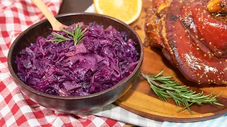 Капуста по баварски Лена Ярцева готовит немецкий Рецепт тушеной краснокочанной капусты