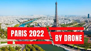 Paris 2022 - France - Europe  -  By Drone - Streets - Night View - Paris Tour 2022