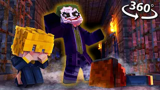 Escaping the JOKER in 360! - Minecraft VR Video