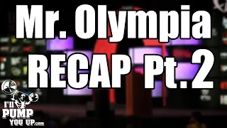 2015 Mr. Olympia Results and Review PART 2