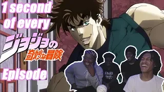 1 Second From Every Jojo's Bizarre Adventure Episode REACTION! Hilarious